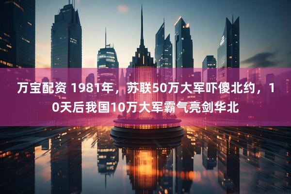 万宝配资 1981年，苏联50万大军吓傻北约，10天后我国10万大军霸气亮剑华北